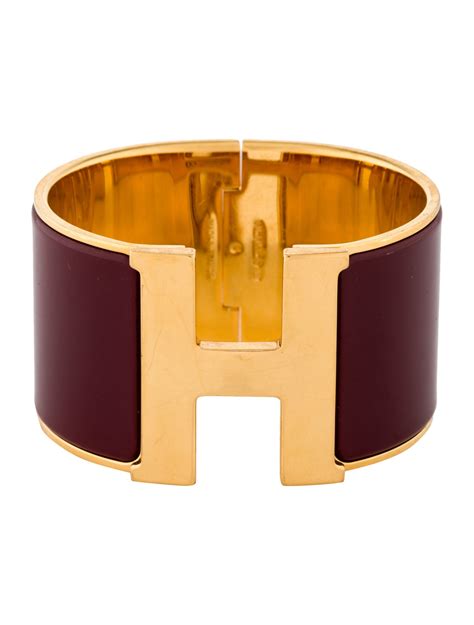 hermes turn lock bracelet|vintage Hermes enamel bracelet.